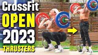 Establishing Thruster Supremacy  CrossFit Open 232 TIPS [upl. by Ducan616]