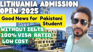 Study In Lithuania without IELTS 100 Visa ratio  Low budget 2025 [upl. by Egiedan361]