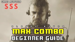 RE8 DLC  Chris Redfield  Bloody River SSS Rank MAX COMBO  Beginner Guide [upl. by Erastes]