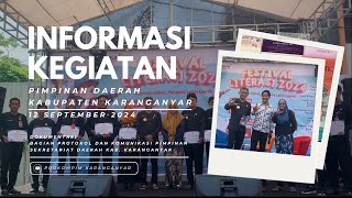 FESTIVAL LITERASI 2024 DISARPUS KARANGANYAR [upl. by Bruni558]