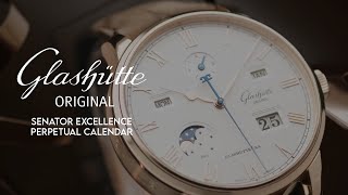 First Look at the Glashütte Original Senator Excellence Perpetual Calendar [upl. by Johnath297]