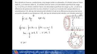 umh1148 201314 Lec006d Problema de Potencial eléctrico 2 [upl. by Iramat746]