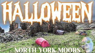 HALLOWEEN ASMR WILD CAMP  NORTH YORKSHIRE MOORS ABANDONED MINE [upl. by Aititil]