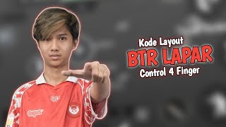 Kode Layout BTR LAPAR Terbaru Control 4 Finger [upl. by Rocray]