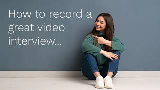 6 Top Tips for a Great Oneway Video Interview [upl. by Eveineg504]