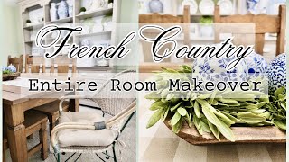 100 Thrifted French Country Dining Room Makeover On a Budget [upl. by Anuska]