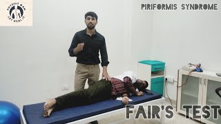 FAIRs Test  A test to diagnose piriformis syndrome piriformissyndrome specialtests sciatica [upl. by Nylsoj313]