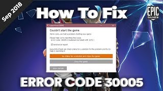 Fix Fortnite Error Code 30005 quot Createservice failed 1072quot Season 11 [upl. by Ehcram944]