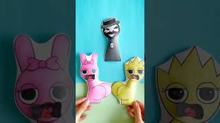 Incredibox Sprunki Cosmetics Surgery  Jiggly Big Balloon Pinki amp Owakcx Squishy Paper [upl. by Tinor]