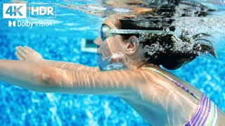 4K UNDER WATER VIDEO  HDR60 FPS [upl. by Nonek]