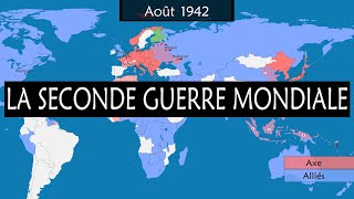 La Seconde Guerre mondiale  Résumé sur cartes [upl. by Lekar]