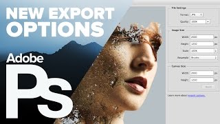 Photoshop CC 2015  Export Options [upl. by Barbie528]