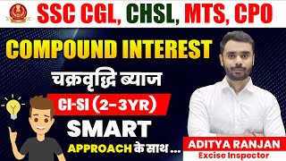 🔴COMPOUND INTEREST  CISI 23yr😱Smart Approach के साथ  ft Aditya Ranjan Sir [upl. by Mcclees]