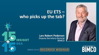 Recorded 1515 webinar EU ETS  who picks up the tab [upl. by Llehsar]