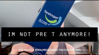 FTM TRANSGENDER  IM OFFICIALLY ON TESTOSTORONE TESTOGEL [upl. by Direj33]