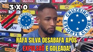 APÓS DERROTA DO CRUZEIRO E EXPULSAO RELÂMPAGO RAFA SILFA CAI NO CHORO E FAZ DESABAFO [upl. by Eniluap]