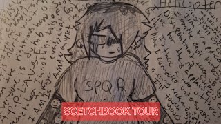 SKETCH BOOK TOUR  NOV 1ST 2024 VLOG 3 [upl. by Alhahs]