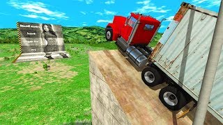 Beamng drive  Epic High Speed Insane Car Jumps [upl. by Nahshon458]