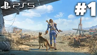 FALLOUT 4 PS5 Gameplay Walkthrough Part 1  BIG NEW UPDATE [upl. by Elleina]