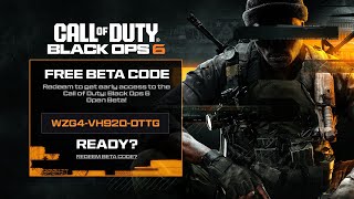 Claim Your FREE Black Ops 6 BETA Codes ASAP… Multiplayer Early Access [upl. by Intruoc]