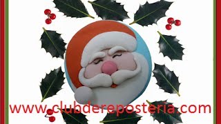 Cómo Decorar una Galleta de Navidad con la Cara de Papá Noel│Club de Reposteria [upl. by Hardan]