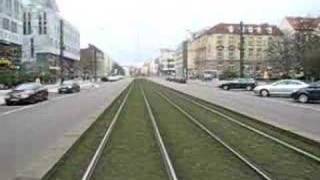 Straßenbahnmitfahrt Magdeburg HasselbachplatzGoldschmiedebrücke 2008 [upl. by Comstock]