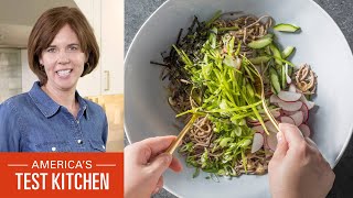 How to Make Chilled Soba Noodle Salad with Becky Hays [upl. by Nivrac]