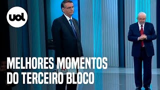 Debate na Globo Veja os melhores momentos do terceiro bloco [upl. by Leiso553]