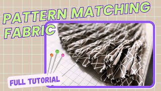 PATTERN MATCHING Fabric in a Workroom  Full Drapery Tutorial [upl. by Ynamad254]