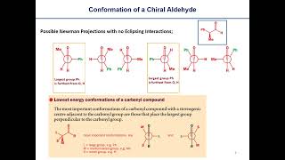 Nucleophilic Addition to αChiral Carbonyl Compounds Diastereoselctivity and The FelkinAhn model [upl. by Edana776]