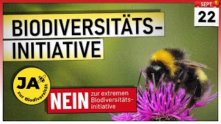 «Biodiversitätsinitiative»  Volksabstimmung 22 September 2024 [upl. by Yleak]