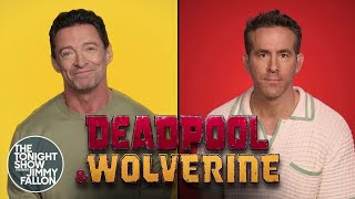 Ryan Reynolds and Hugh Jackman Perform a Song About Deadpool amp Wolverine  The Tonight Show [upl. by Byrne]