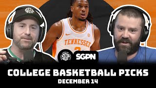 MustSee College Basketball Picks for Saturday December 14th [upl. by Ahsetan]