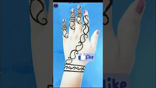 New Trending Mehndi Design l Stylish Mehndi Design l Back hand mehndi design l Mehndi shorts [upl. by Pomfret]