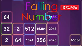 Falling Number Gameplay Nintendo Switch [upl. by Gunar]