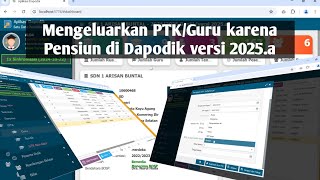 Cara Mengeluarkan PTKGuru di Dapodik versi 2025a [upl. by Aihn]