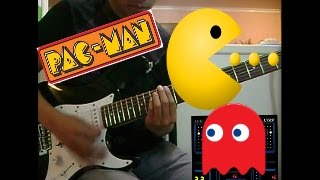 Classic Pacman Game in Electric Guitar [upl. by Hurley]