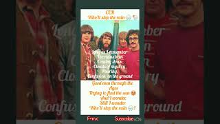 Creedence Clearwater revival wholl stop the rainslow rock80s 90s 70sshortsshortsfeedytshorts [upl. by Coffeng]