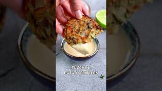 Quick And Easy VEGETABLE FRITTERS With Zucchini And Potato [upl. by Gnues]