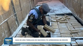 Polícia apreende mais de 1 tonelada de maconha em Mirante do Paranapanema [upl. by Avie]