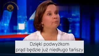 Ministressa Zielińska obniży ceny prądu przez ich podwyższenie [upl. by Adiarf]