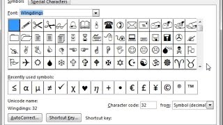 Insert a Symbol or Special Character in Word [upl. by Bengt]