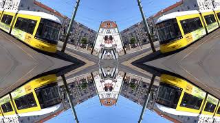 Straßenbahn M4 M13 12 Berlin Antonplatz Prismenvideo 4K [upl. by Notyard]