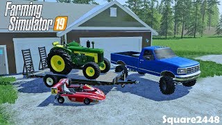 Buying GoKart amp Building Track  Truck Mods  Homeowner  Farming Simulator 19 [upl. by Alegnaoj]