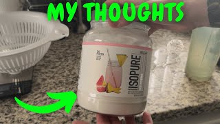 ONLY Review Needed  Isopure Protein Powder [upl. by Emily]