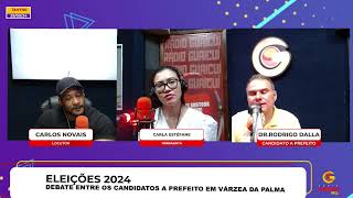 ELEIÇÕES 2024  DEBATE ENTRE OS CANDIDATOS A PREFEITO DE VÁRZEA DA PALMA MG [upl. by Bakeman378]