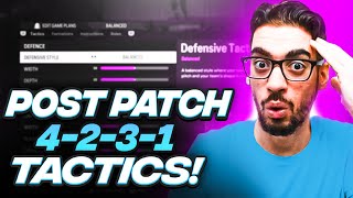 STARTER POST PATCH META 4231 FORMATION amp CUSTOM TACTICS  FC 24 Ultimate Team [upl. by Arabel]