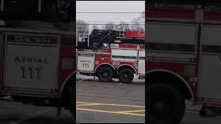 Mississauga fire aerial 111 [upl. by Luella690]