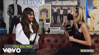 Tini Stoessel de Promo en Madrid Entrevista en España  TeleMadrid 2021 [upl. by Erbma]