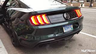 2019 Mustang Bullitt Start Up Rev and Drive Away [upl. by Marylin]